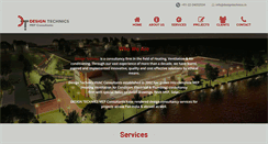 Desktop Screenshot of designtechnics.in